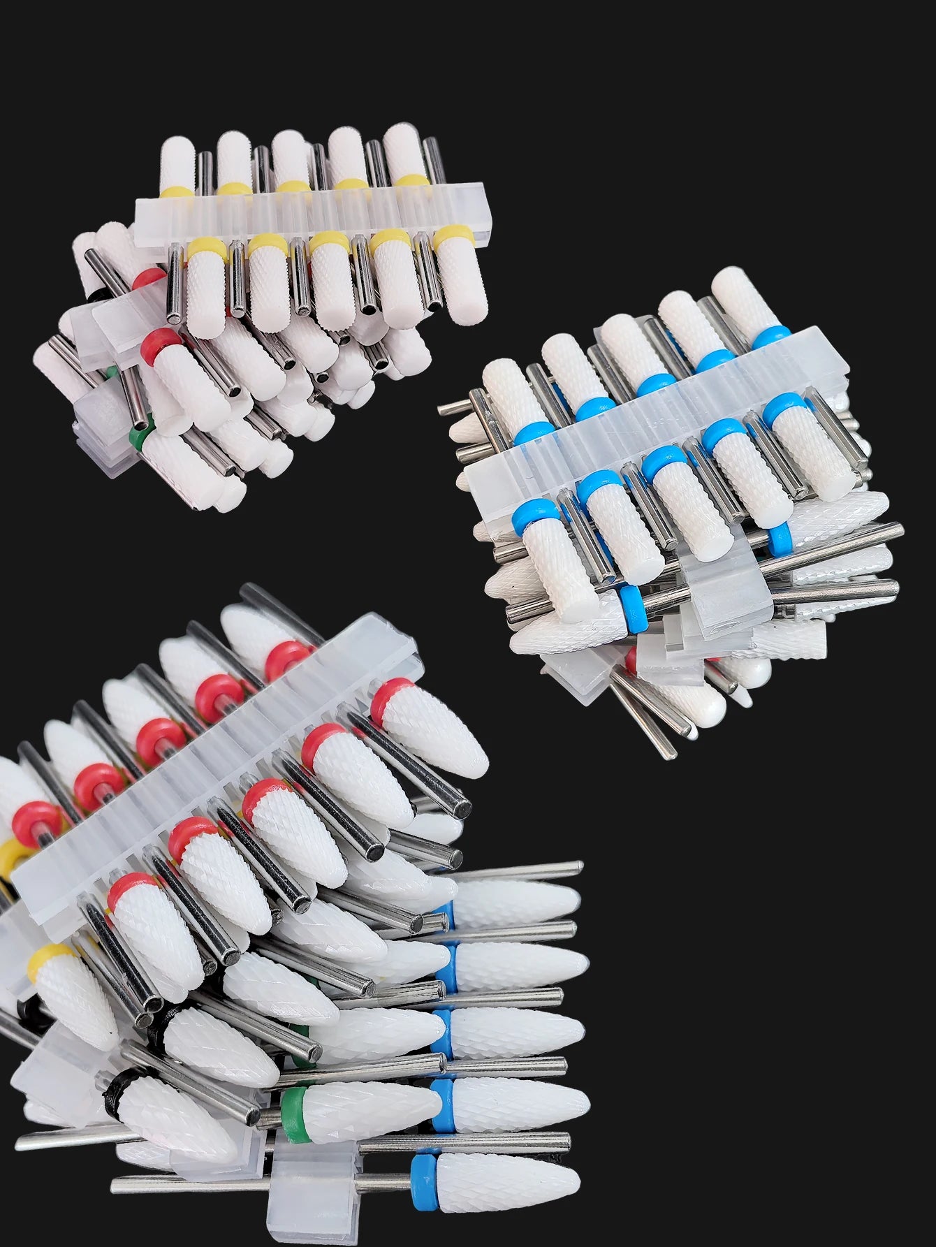 Keramik Fräser-Set – 10-tlg. für elektrische Nagelfräser, Maniküre & Pediküre