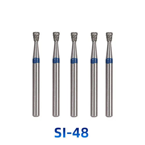 AZDENT Dental Diamantbohrer – 5 Stück, FG 1.6 mm, Medium für Turbine/High-Speed-Handstück 2