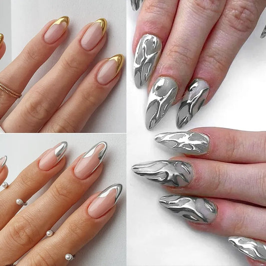 23 Farben Chrom-Pigment Set – Metallic Mirror Powder für Nailart & Deko