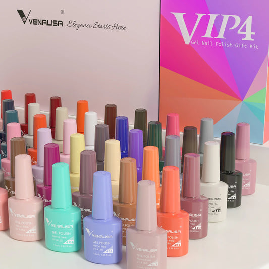 Venalisa VIP4 UV/LED Gel Polish 7,5 ml – Hochdeckender Soak-Off Nagellack 1.