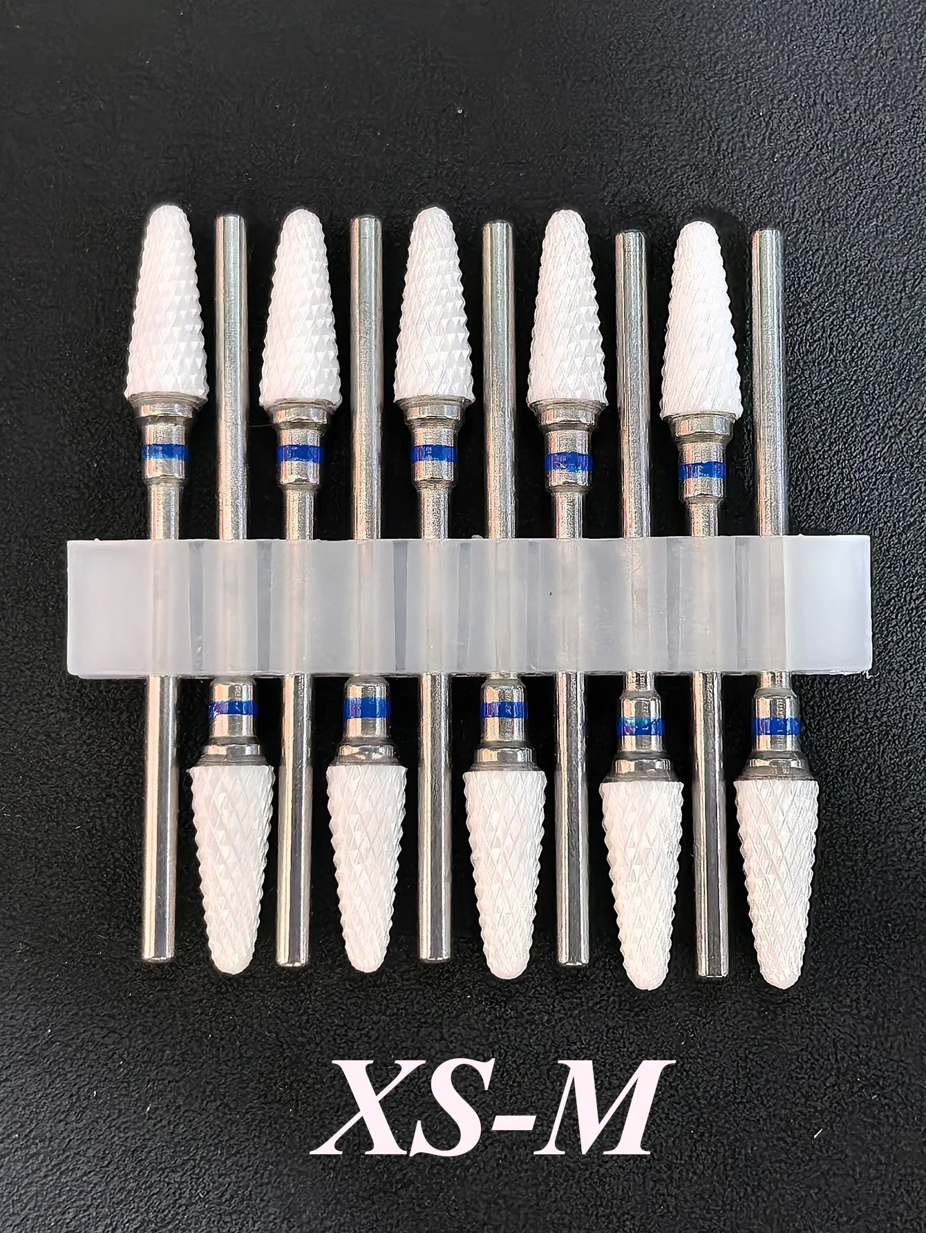 Keramik Fräser-Set – 10-tlg. für elektrische Nagelfräser, Maniküre & Pediküre