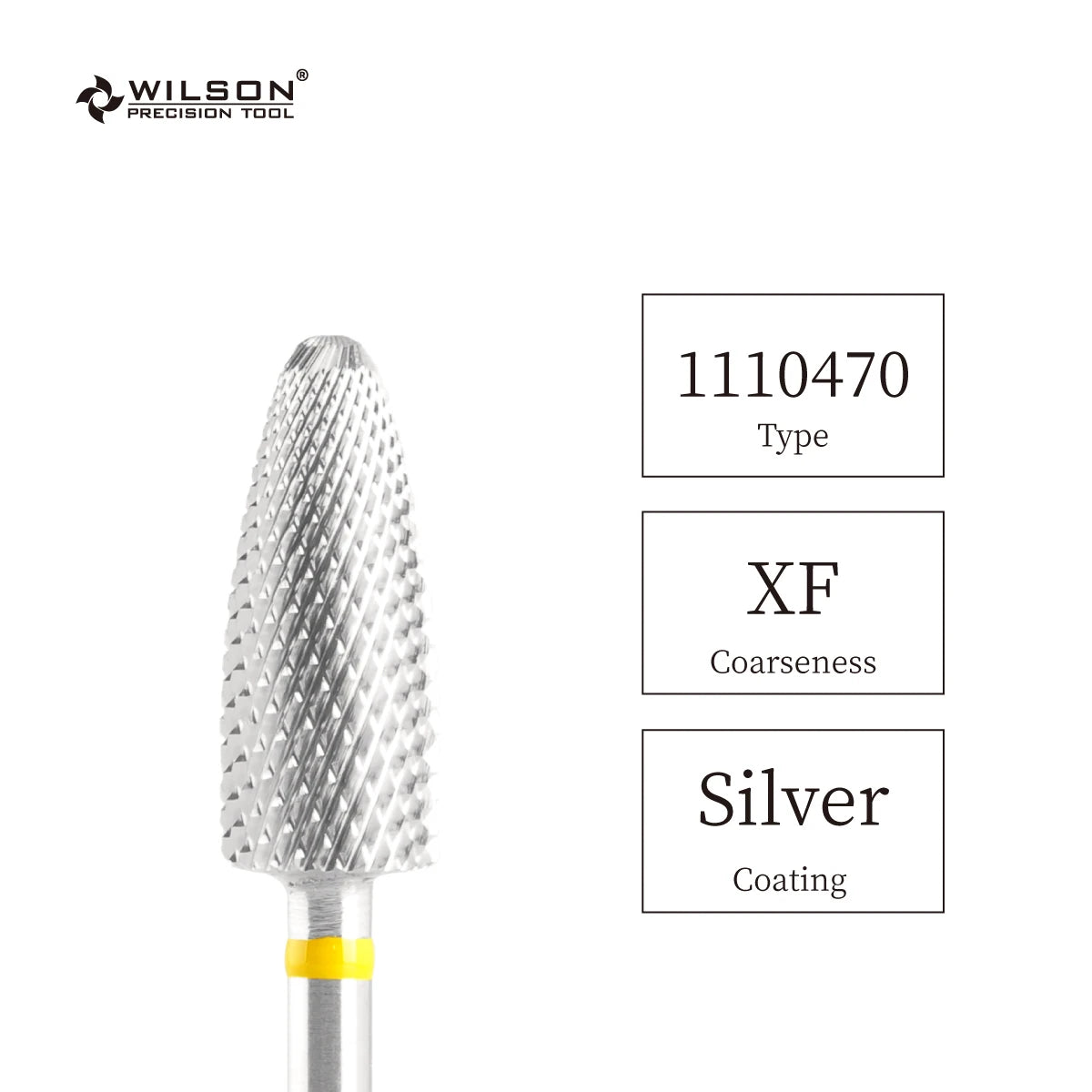 WILSON Flammenfräser – Upgrade Bit für elektrische Maniküre (Ø 6 mm)