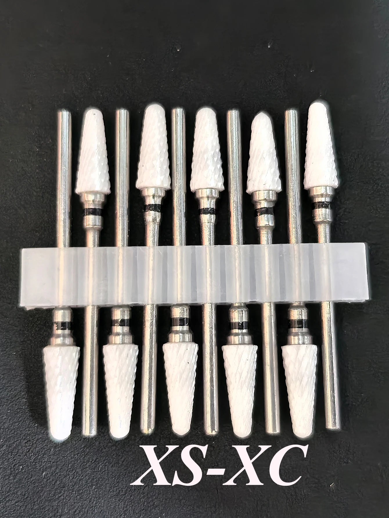 Keramik Fräser-Set – 10-tlg. für elektrische Nagelfräser, Maniküre & Pediküre