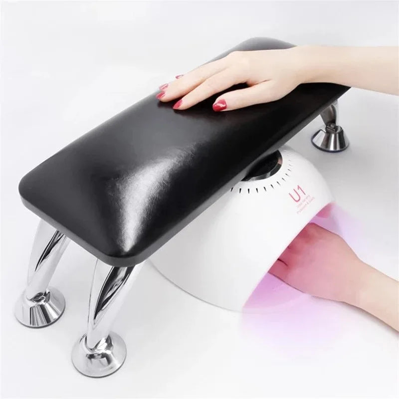 Manikürekissen mit Matte & Zubehör – Kunstleder, waschbar, Komplettset für Nail Art