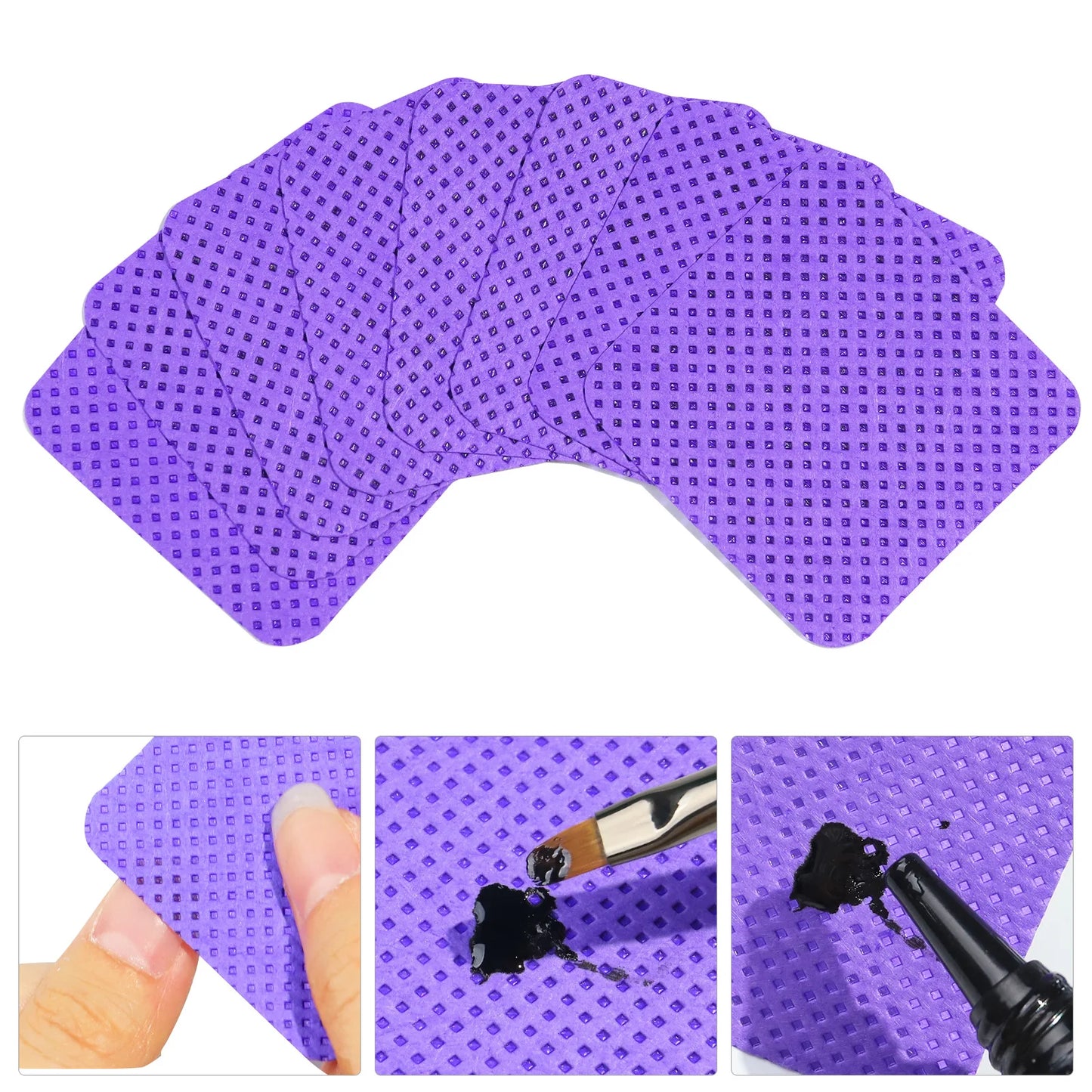 Reinigungspads für Nägel – 300/600 Stück | Fusselfrei & Einweg