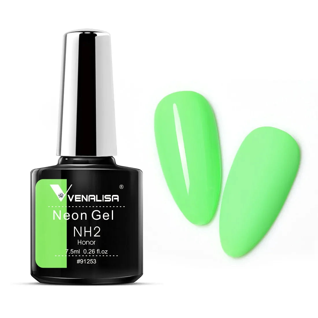 Venalisa GDCOCO Gel-Lack – 7,5 ml – Neon Sommerfarben, volle Deckkraft