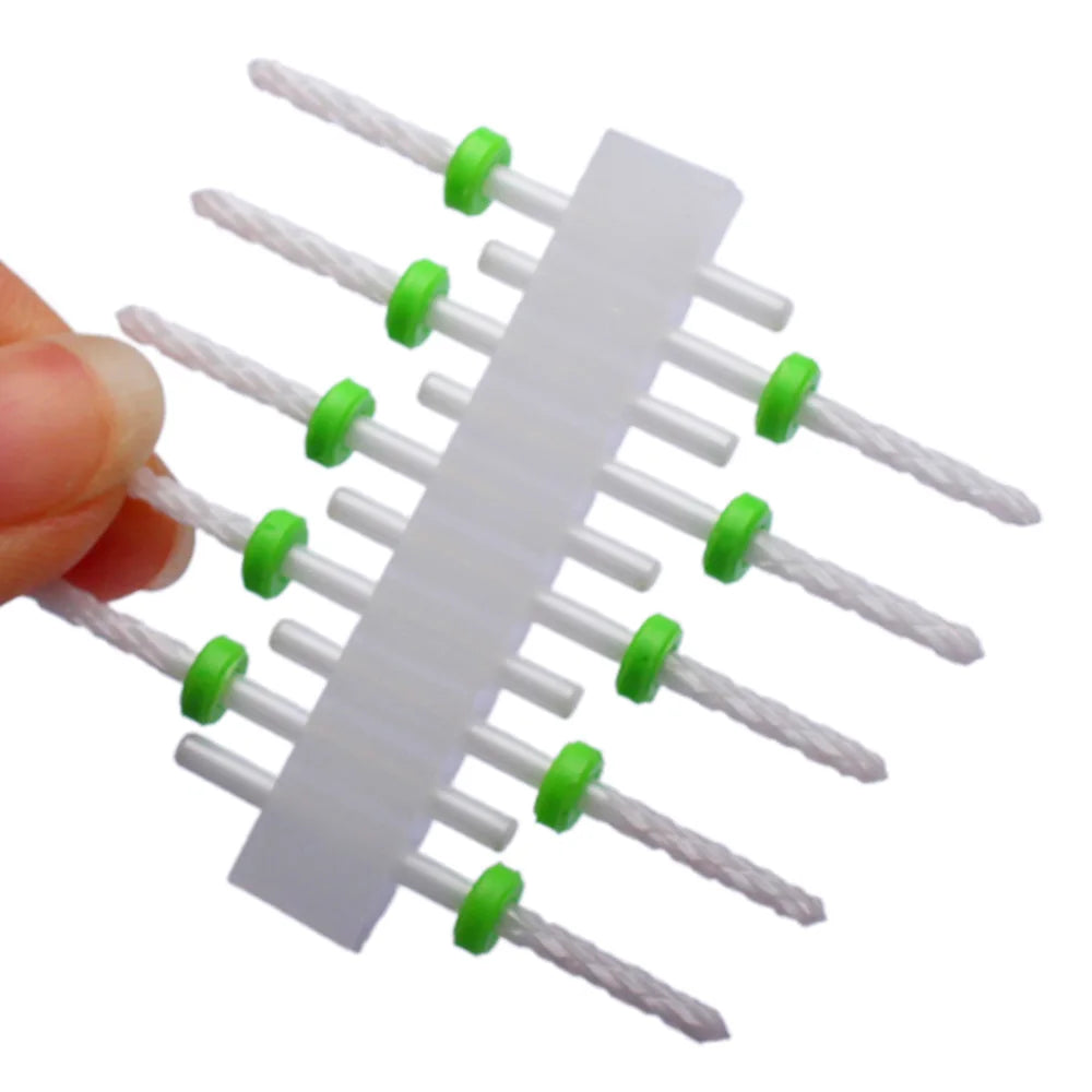 10tlg. Fräser Set für Maniküre – Hartmetall & Keramik Bits, Gel Entferner & Schleifer für elektrische Nagelfeilen