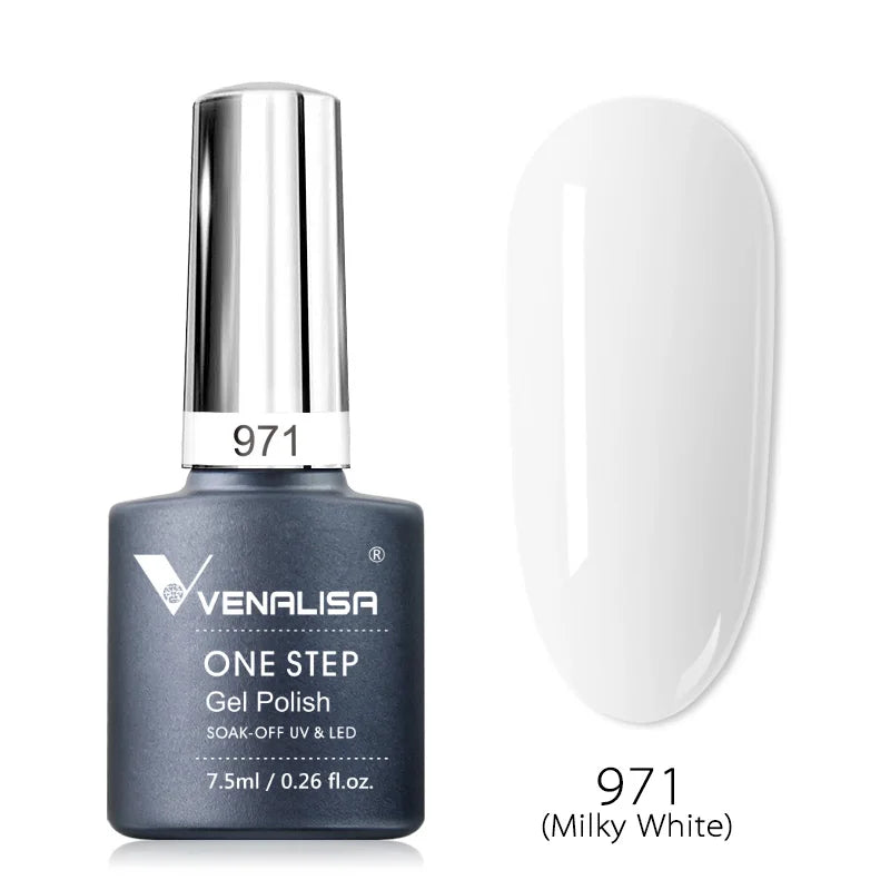 Venalisa 3-in-1 Gel Polish – 7,5ml One Step UV/LED Gel, Ohne Base & Top