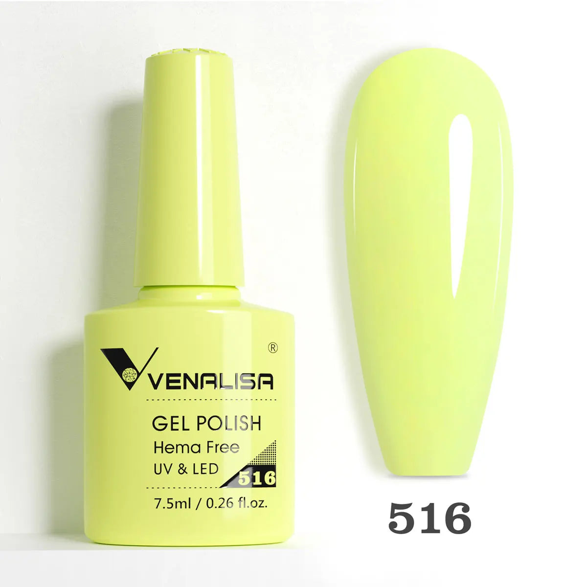 Venalisa HEMA-FREE Gel-Lack – 7,5 ml – French, Nude & Glitzer-Kollektion