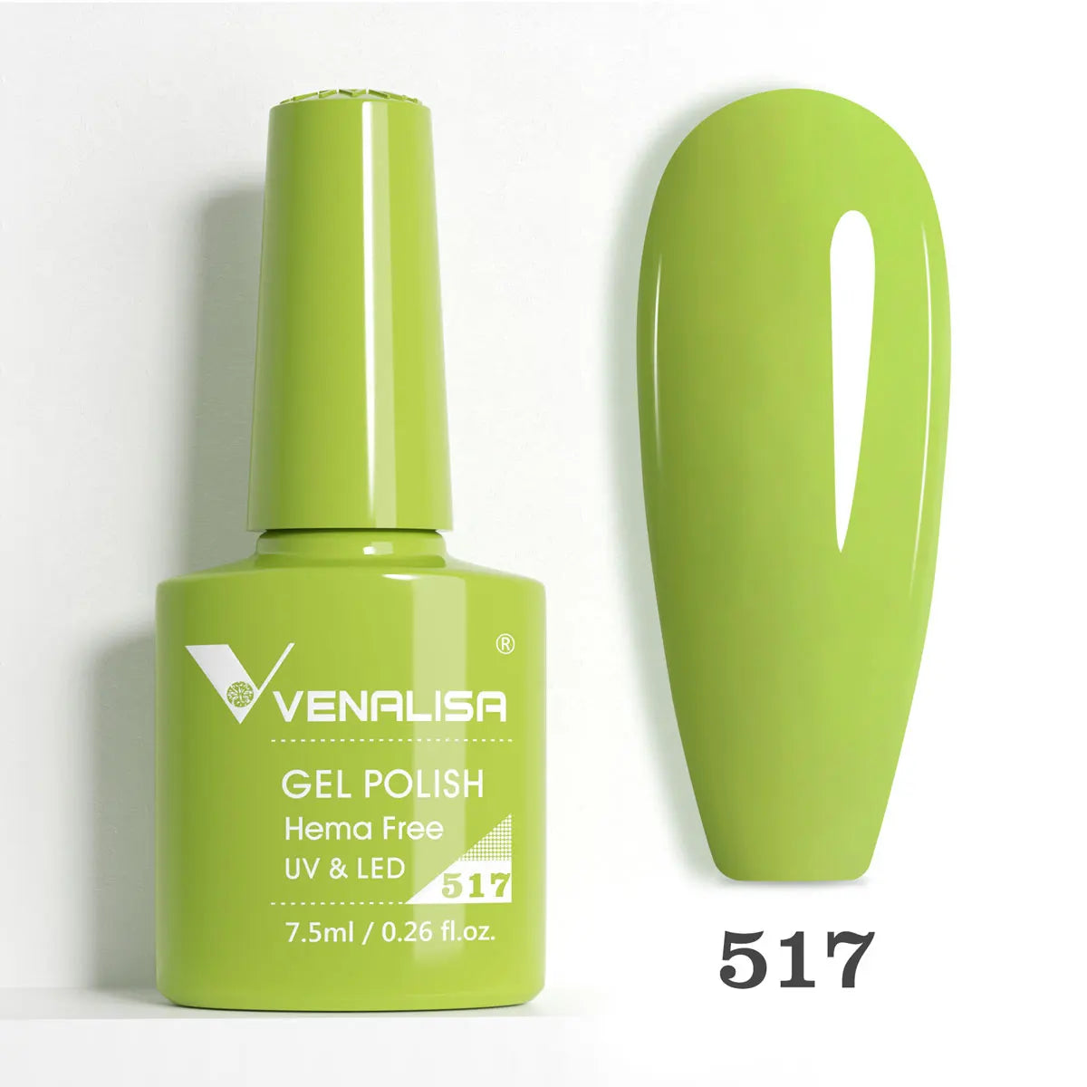Venalisa HEMA-FREE Gel-Lack – 7,5 ml – French, Nude & Glitzer-Kollektion