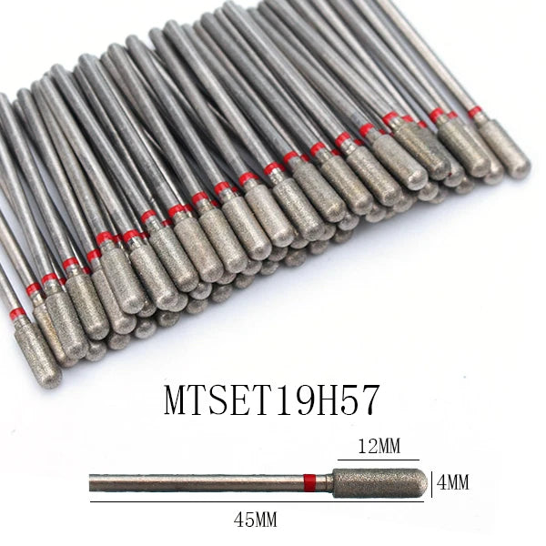 50x Diamant-Fräser für Nagelstudio – Bit-Set zur Nagelhaut- & Hornhautentfernung