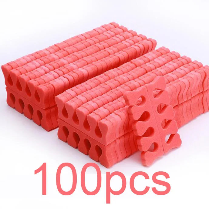 50/100 Stück Zehentrenner – Weiche Schwamm-Pads für Pediküre & Maniküre