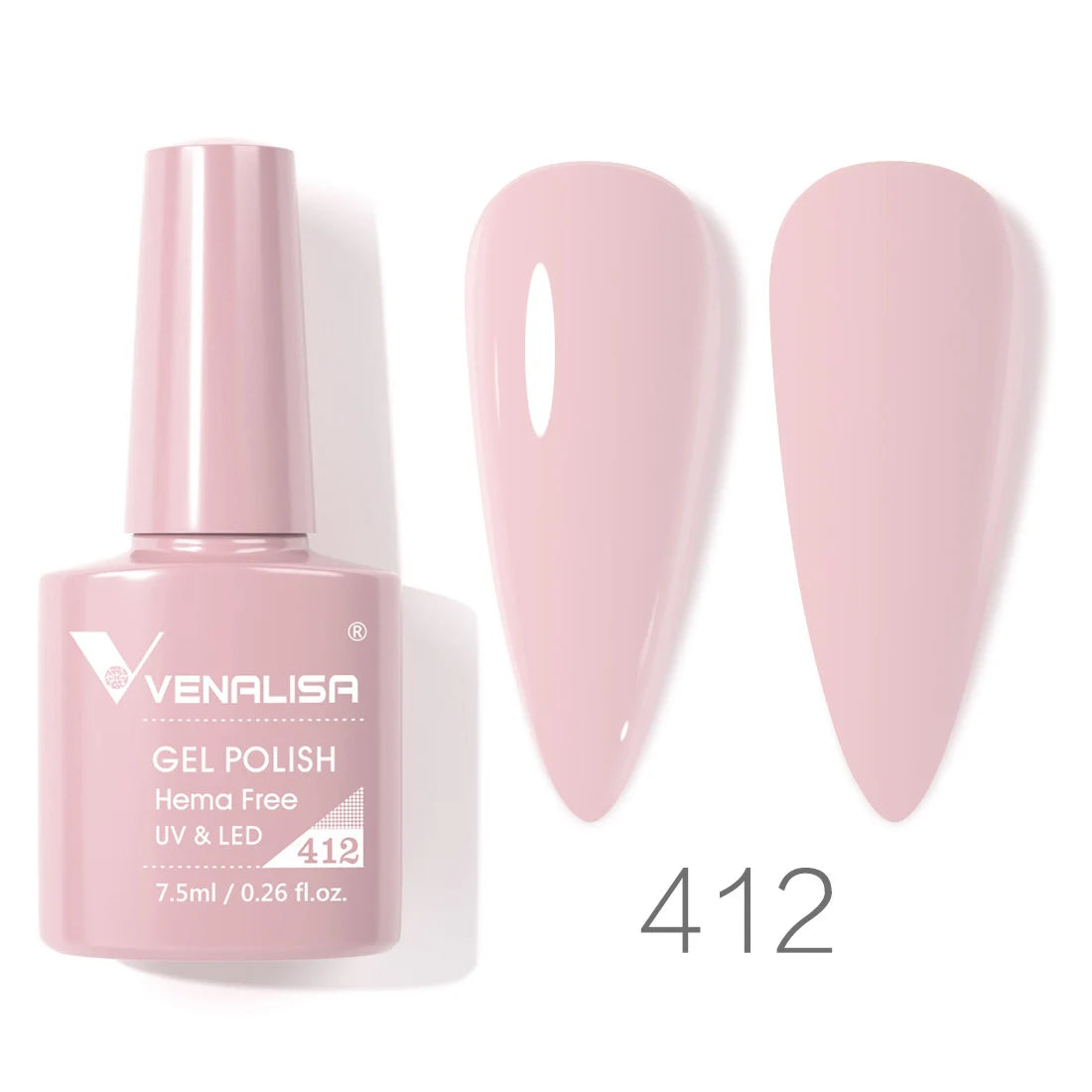 Venalisa VIP4 UV/LED Gel Polish 7,5 ml – Hochdeckender Soak-Off Nagellack 1.