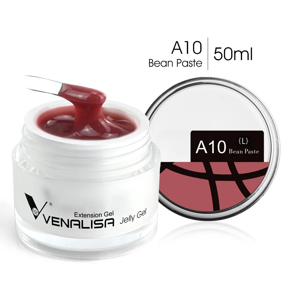 Venalisa Builder Jelly Gel – 50ml Rose Pink, Selbstglättend, UV/LED