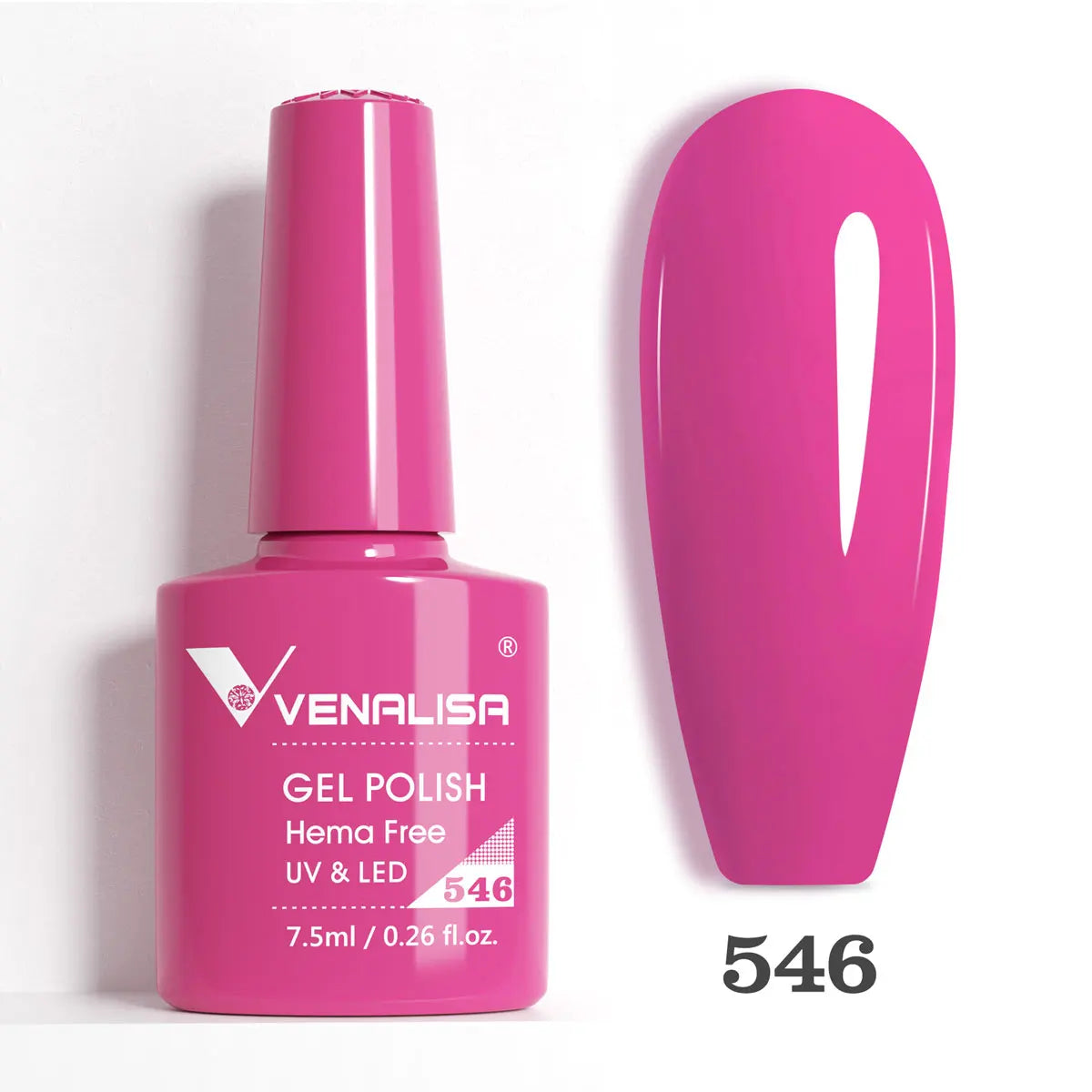 Venalisa HEMA-FREE Gel-Lack – 7,5 ml – French, Nude & Glitzer-Kollektion