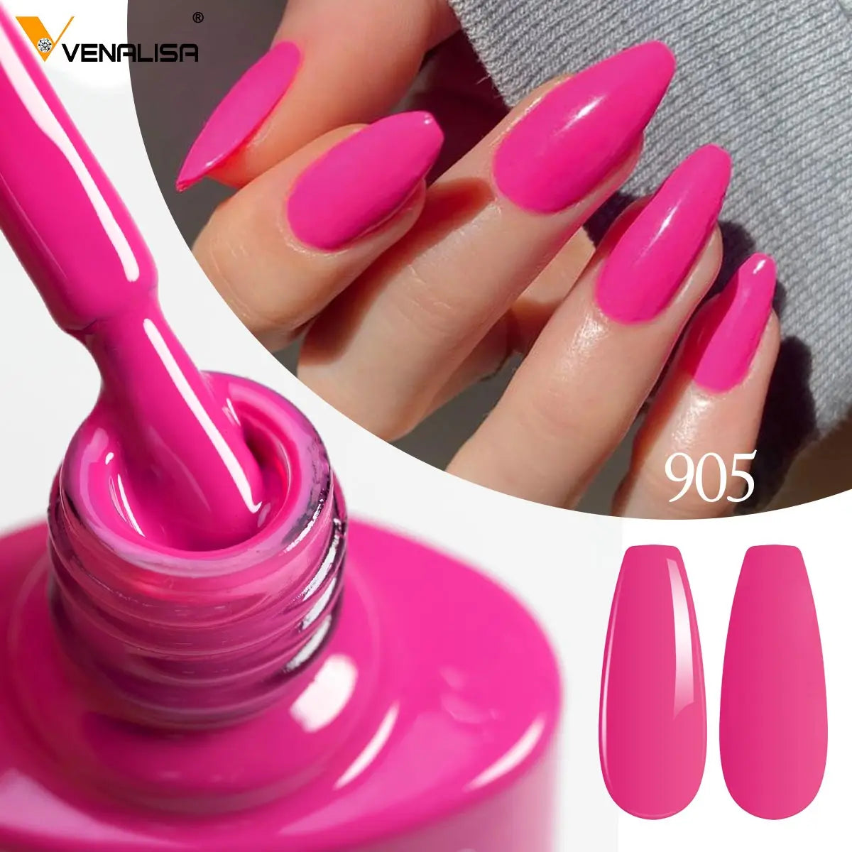 Venalisa VIP4 UV/LED Gel Polish 7,5 ml – Hochdeckender Soak-Off Nagellack 2