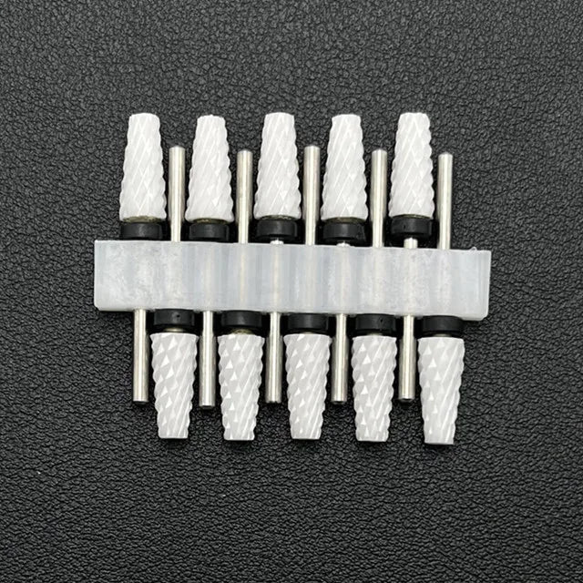 10 Stück Keramik Nagelfräser Set – Für elektrische Nagelfeile, Gelentfernung, Maniküre & Nagelhautpflege