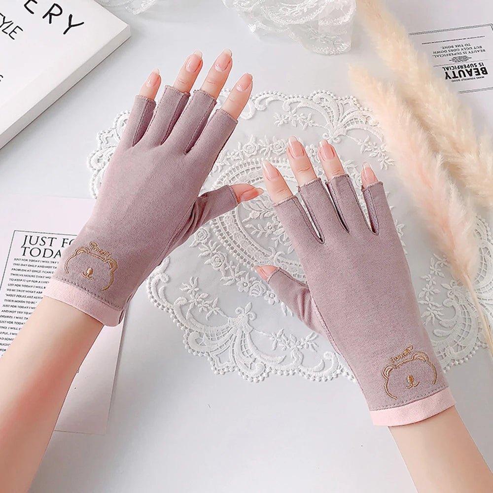 UV-Schutz Handschuhe für Maniküre – 1 Paar | Fingerlos