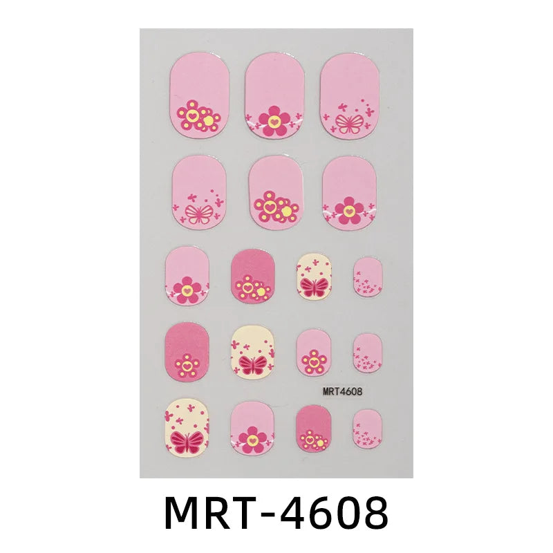 Kinder-Nagelsticker – DIY Cartoon Sticker für Mädchen & Nail Art