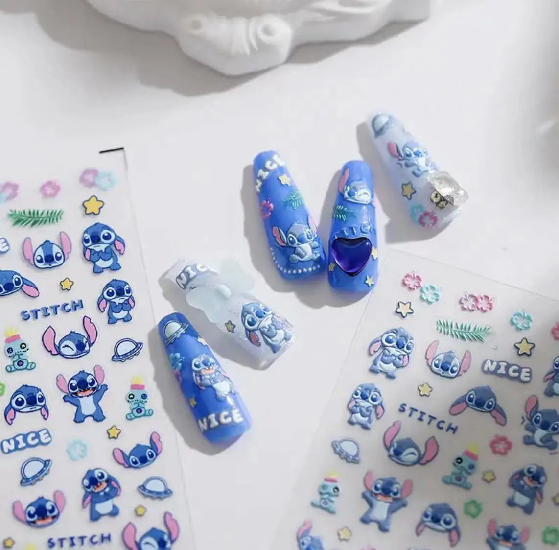 Disney 5D Nail Sticker – Zootopia & Mickey Motive für kreative Nail Art