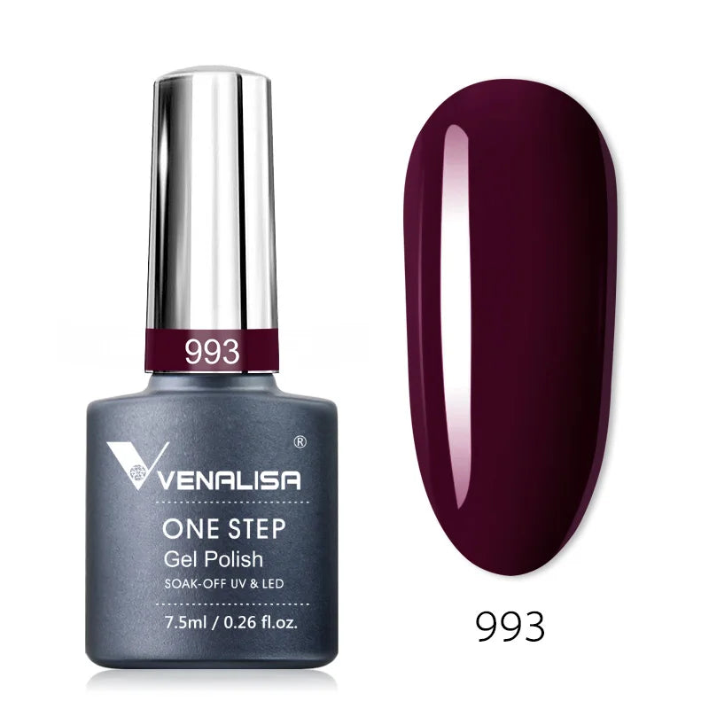 Venalisa 3-in-1 Gel Polish – 7,5ml One Step UV/LED Gel, Ohne Base & Top