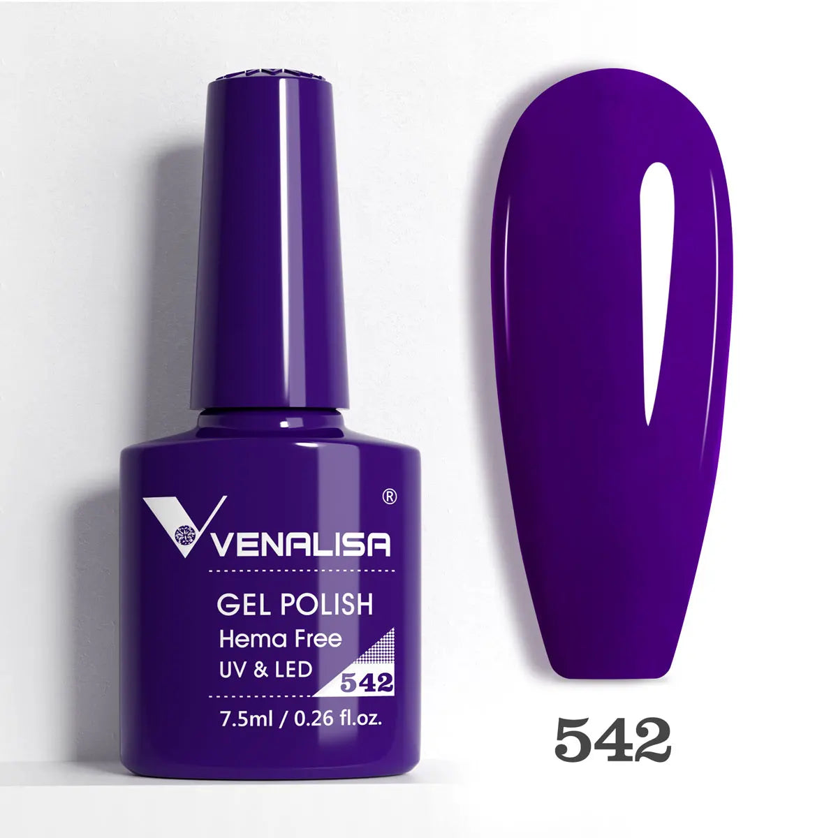 Venalisa HEMA-FREE Gel-Lack – 7,5 ml – French, Nude & Glitzer-Kollektion