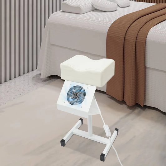 Professionelle Pedikürestütze mit Absaugung – Höhenverstellbar, Weiß