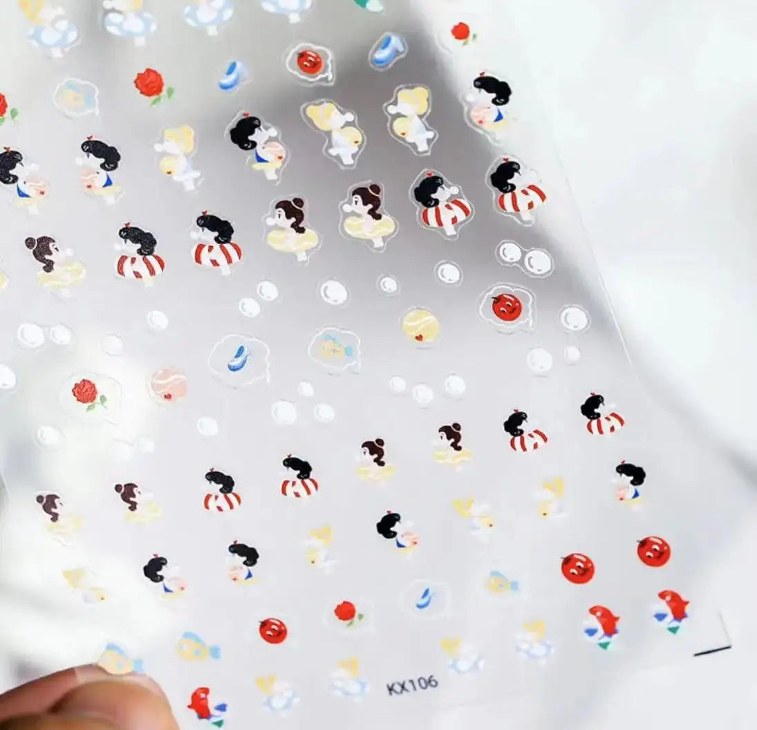 Disney 5D Nail Sticker – Zootopia & Mickey Motive für kreative Nail Art
