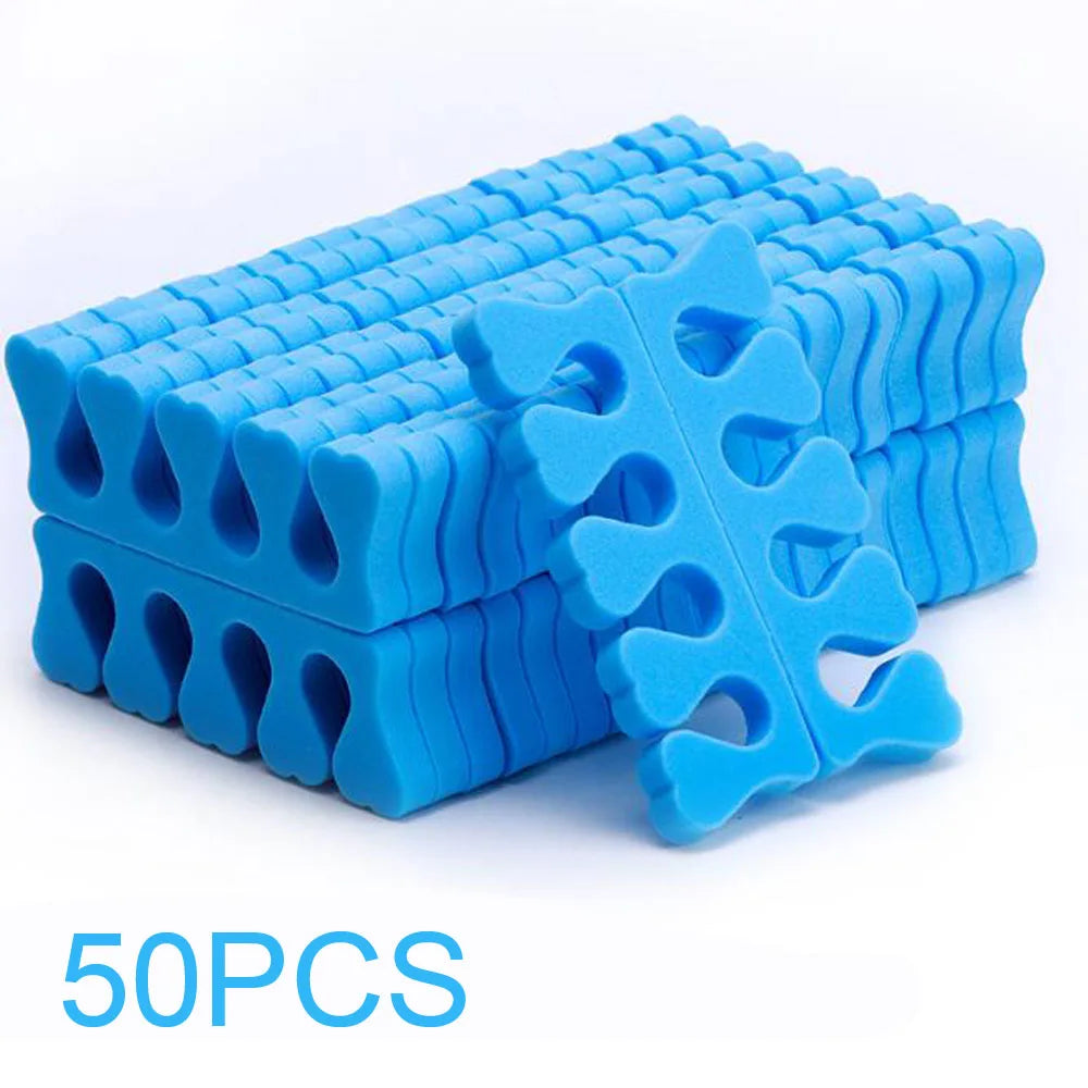 50/100 Stück Zehentrenner – Weiche Schwamm-Pads für Pediküre & Maniküre
