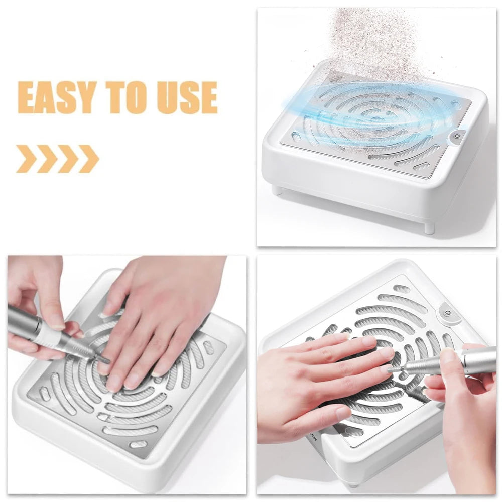 Nail Dust Collector – Profi-Tischgerät mit Filter für Maniküre & Studio