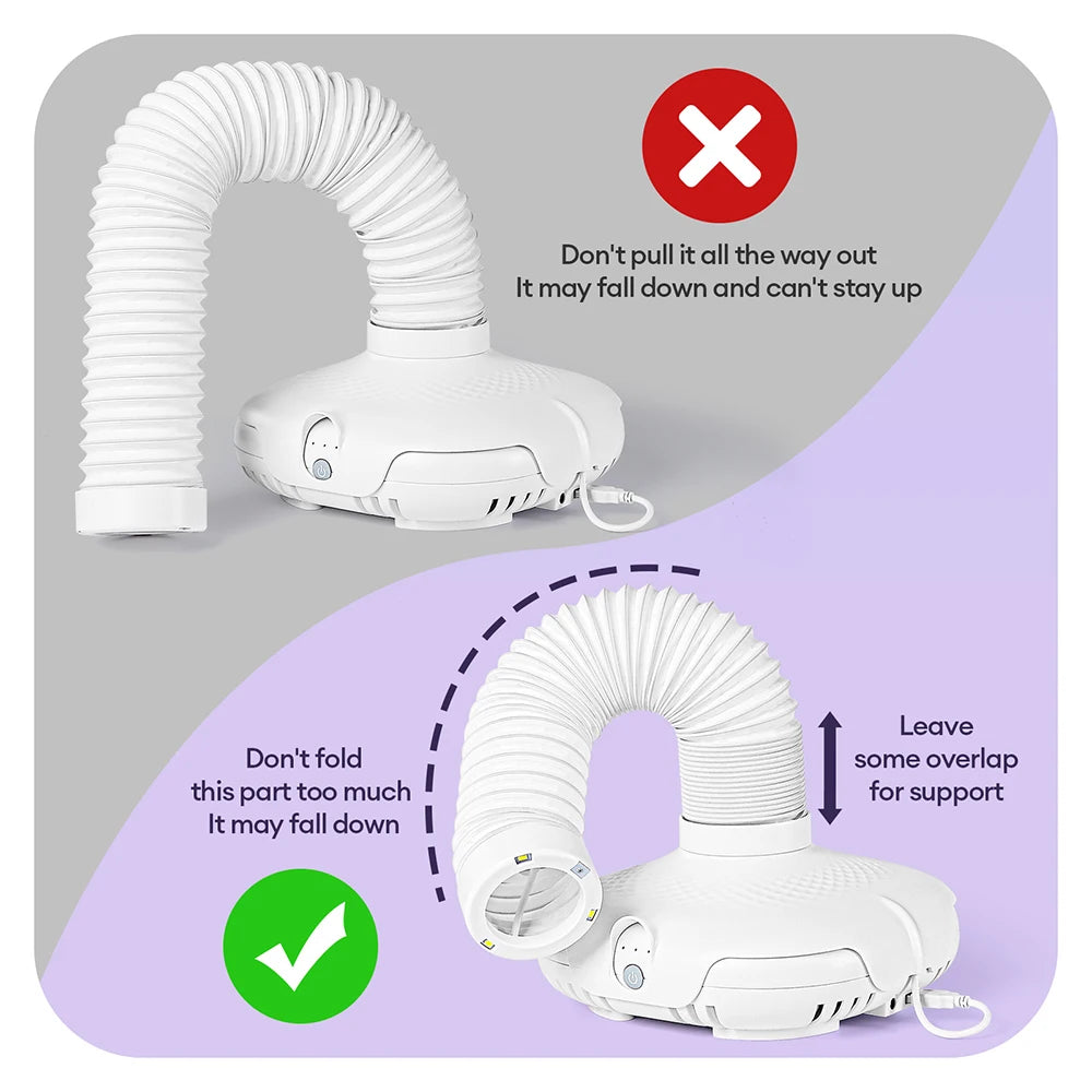 130W Turbo Nagelstaubabsaugung mit 2 Filtern – Bürstenloser Profi Nail Dust Collector für Maniküre & Pediküre
