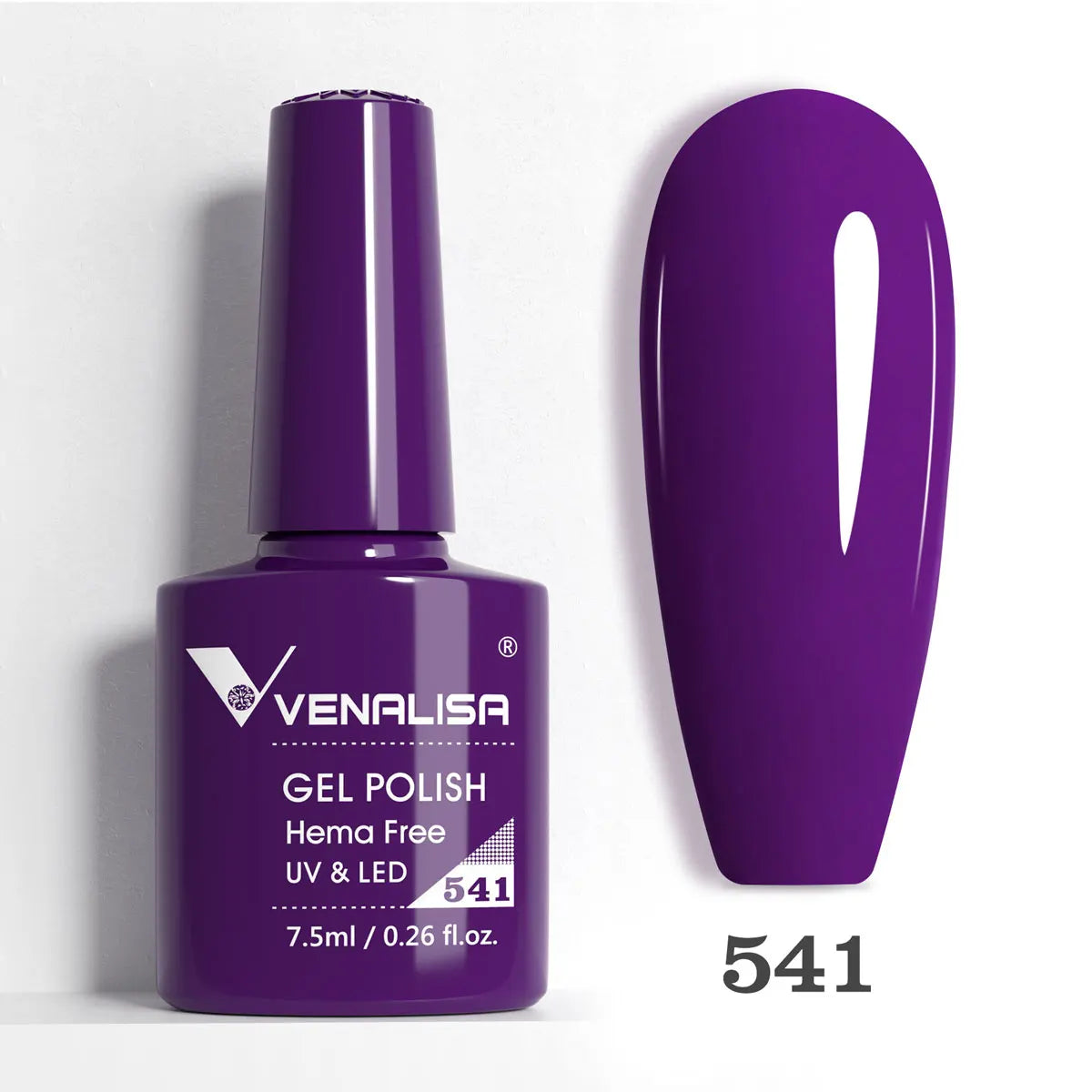 Venalisa HEMA-FREE Gel-Lack – 7,5 ml – French, Nude & Glitzer-Kollektion