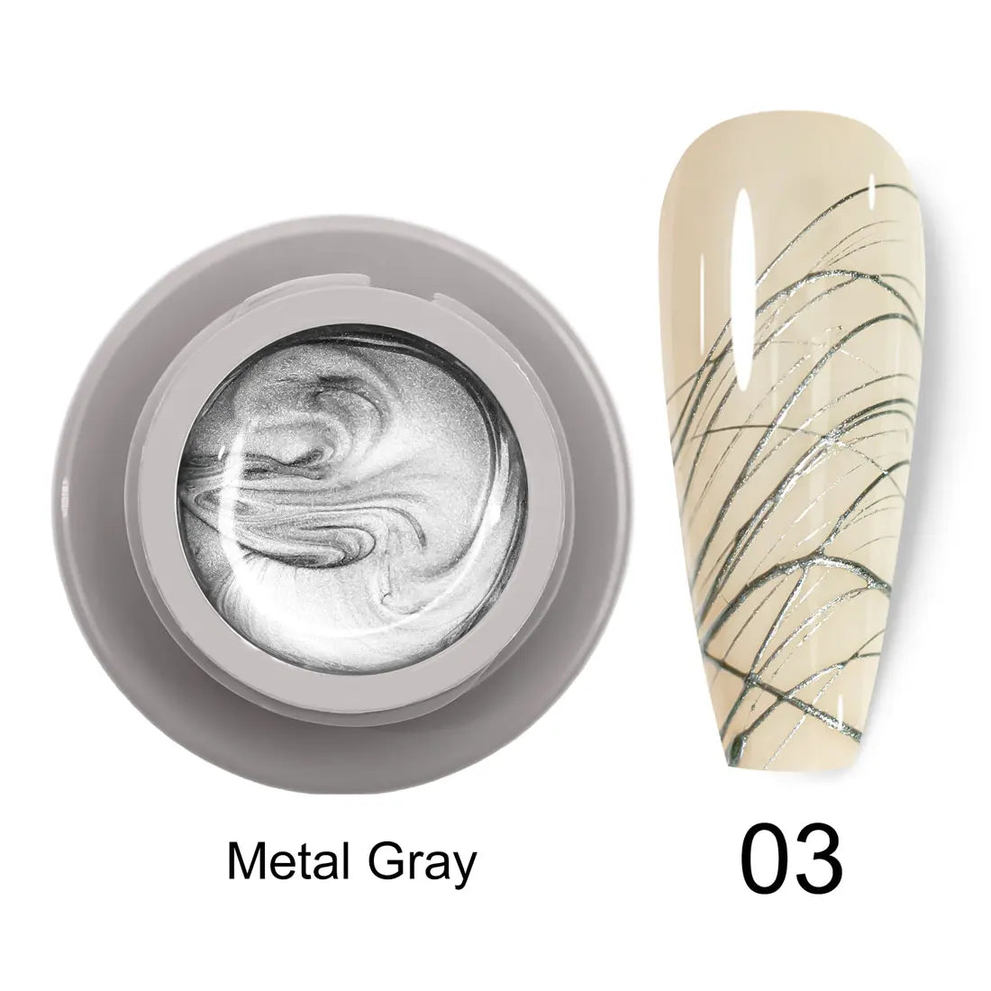 Venalisa Spider Gel – 8ml UV/LED Gel für Nail Art, 12 Farben