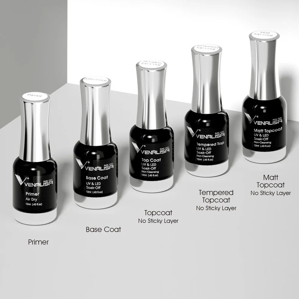 VENALISA Crystal UV Gel 12ml – French Nails, Glitzer, Pearl, HEMA-frei 1. Kollektion