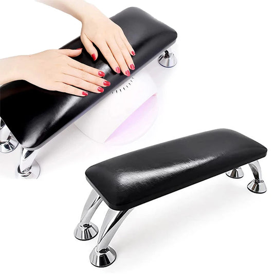 Manikürekissen mit Matte & Zubehör – Kunstleder, waschbar, Komplettset für Nail Art