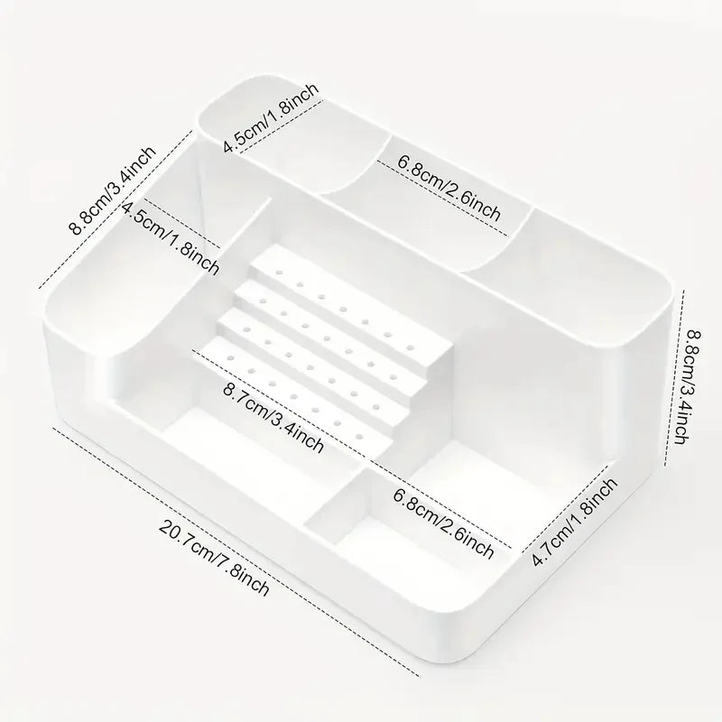Nail Bit Halter mit 28 Löchern – Organizer für Fräser, Pinsel & Zubehör