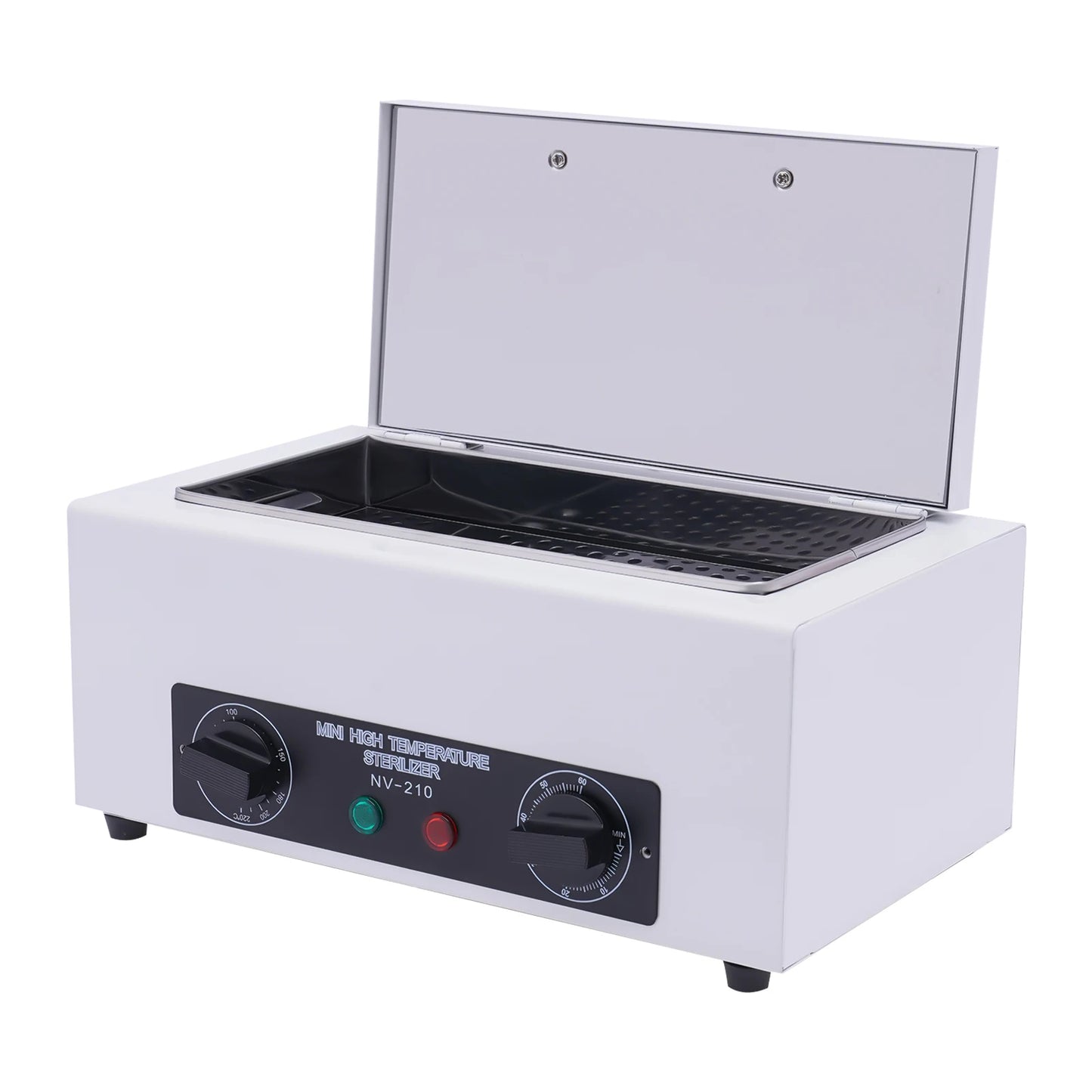 SteriBox PRO 220V – Sterilisator mit Doppelregler | Trockenwärme Desinfektion für Studio & Spa | Großes Volumen