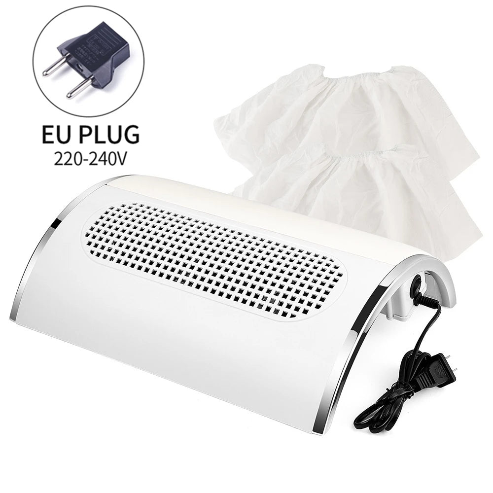 Nagelstaubabsaugung – 40 W Profi-Absauger mit 3 Lüftern für 2 Hände