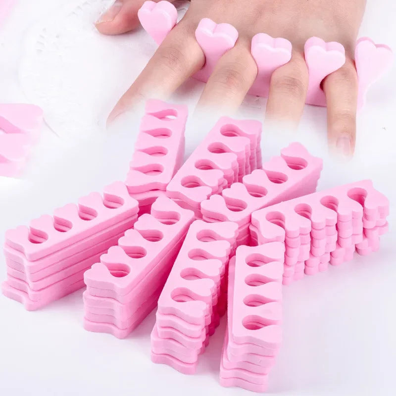 100/200 Stück Zehentrenner – Weiche Schwamm-Pads für Pediküre & Maniküre
