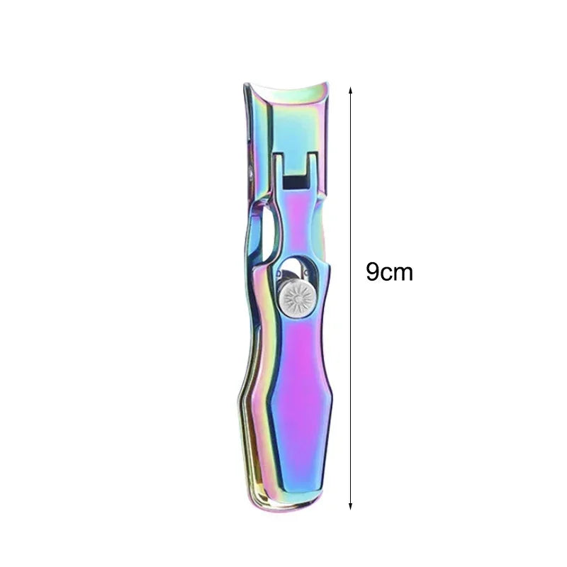 Edelstahl-Zehennagelknipser – Extra großes Öffnen, Spritzschutz-Design