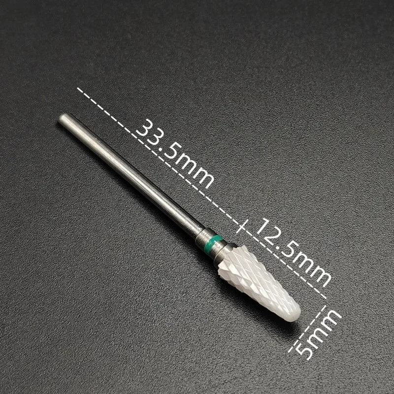 Karbide-Fräserbit (Keramikbeschichtung) – Für Gelentfernung & Feinschliff (3/32", E-Feile)
