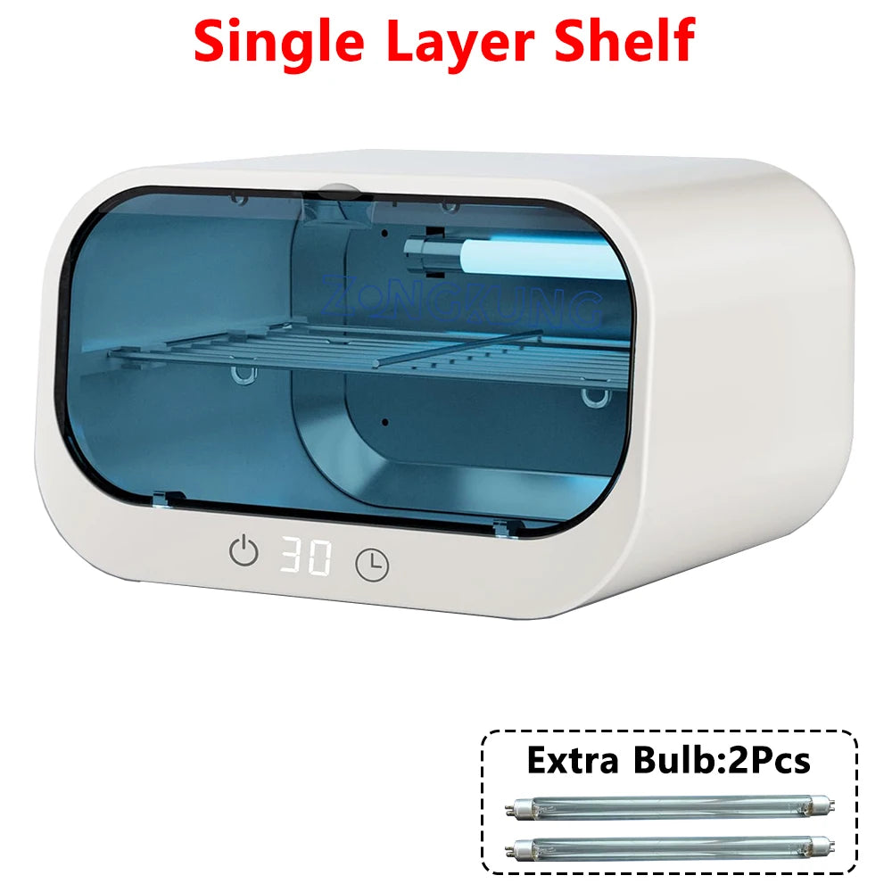 UV Sterilisator Box – 360° Ozon & UV-Desinfektion mit Timer für Beauty-Tools, Babyspielzeug & Handy