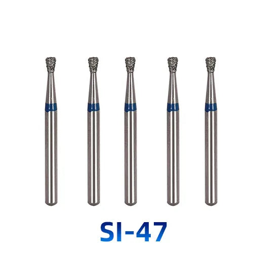 AZDENT Dental Diamantbohrer – 5 Stück, FG 1.6 mm, Medium für Turbine/High-Speed-Handstück 2