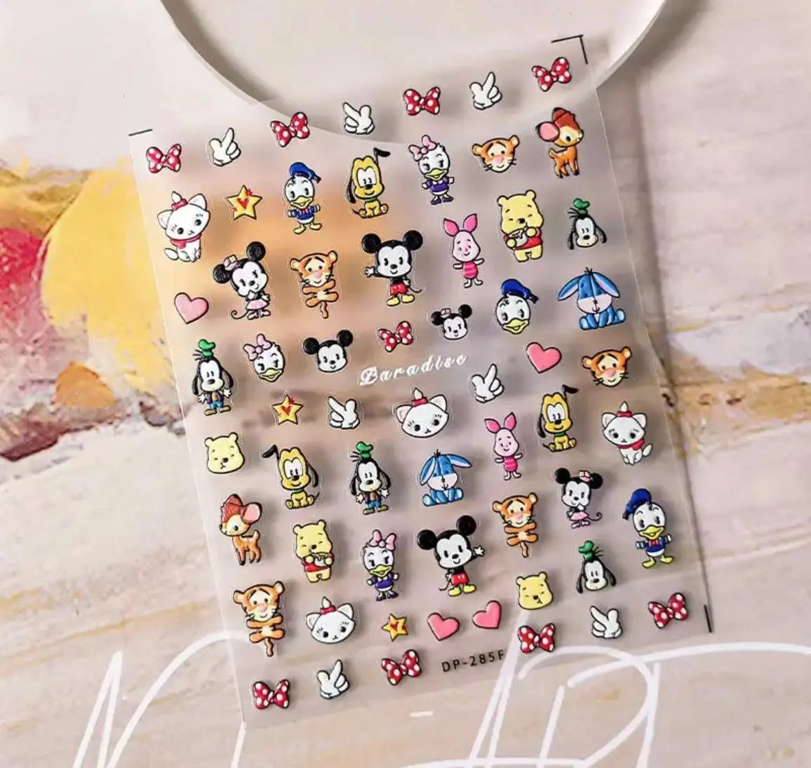Disney 5D Nail Sticker – Zootopia & Mickey Motive für kreative Nail Art