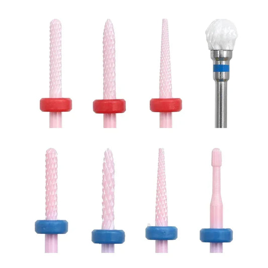 Keramik Fräser Rosa – Einzelstück, Verschiedene Formen für E-Feile & Maniküre