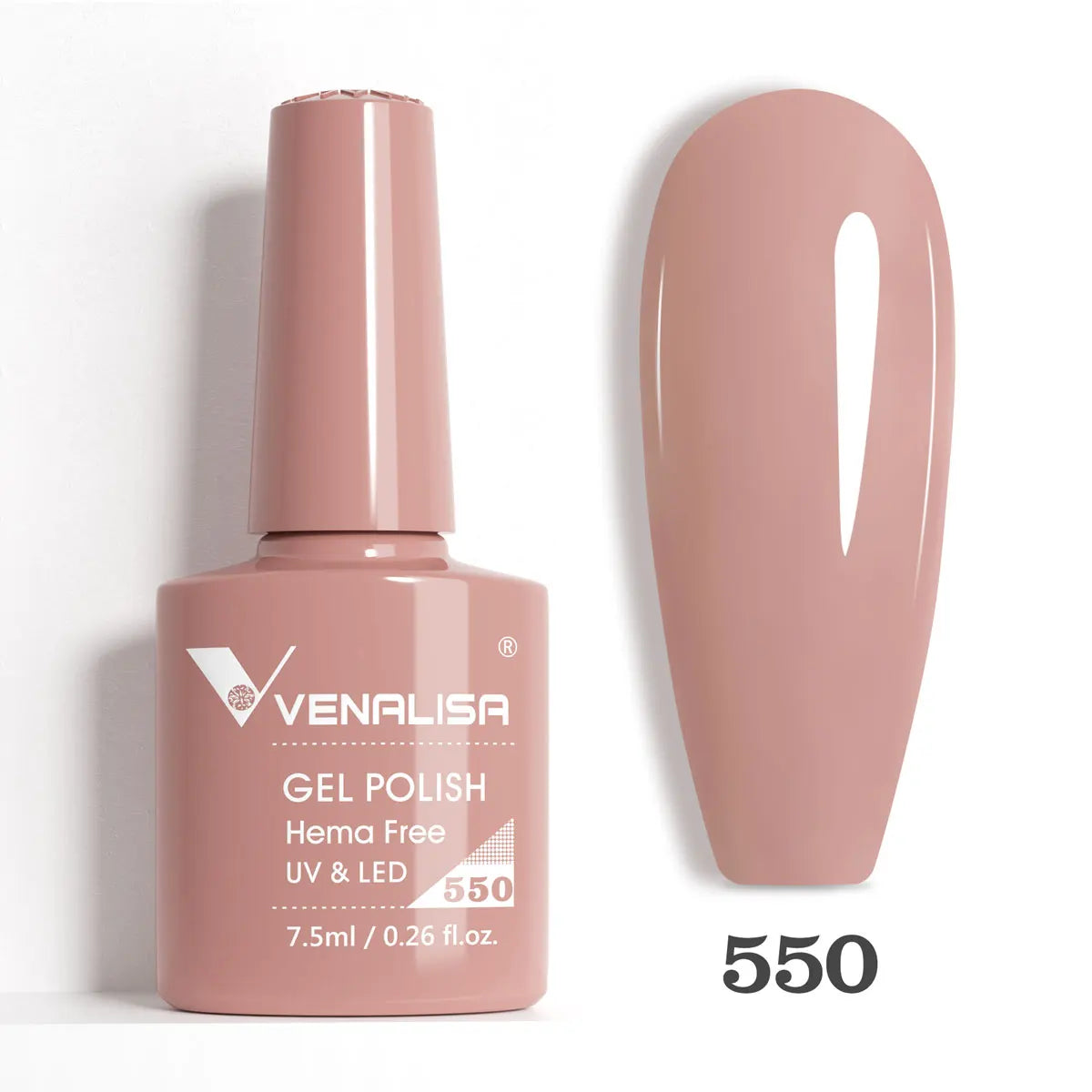 Venalisa HEMA-FREE Gel-Lack – 7,5 ml – French, Nude & Glitzer-Kollektion