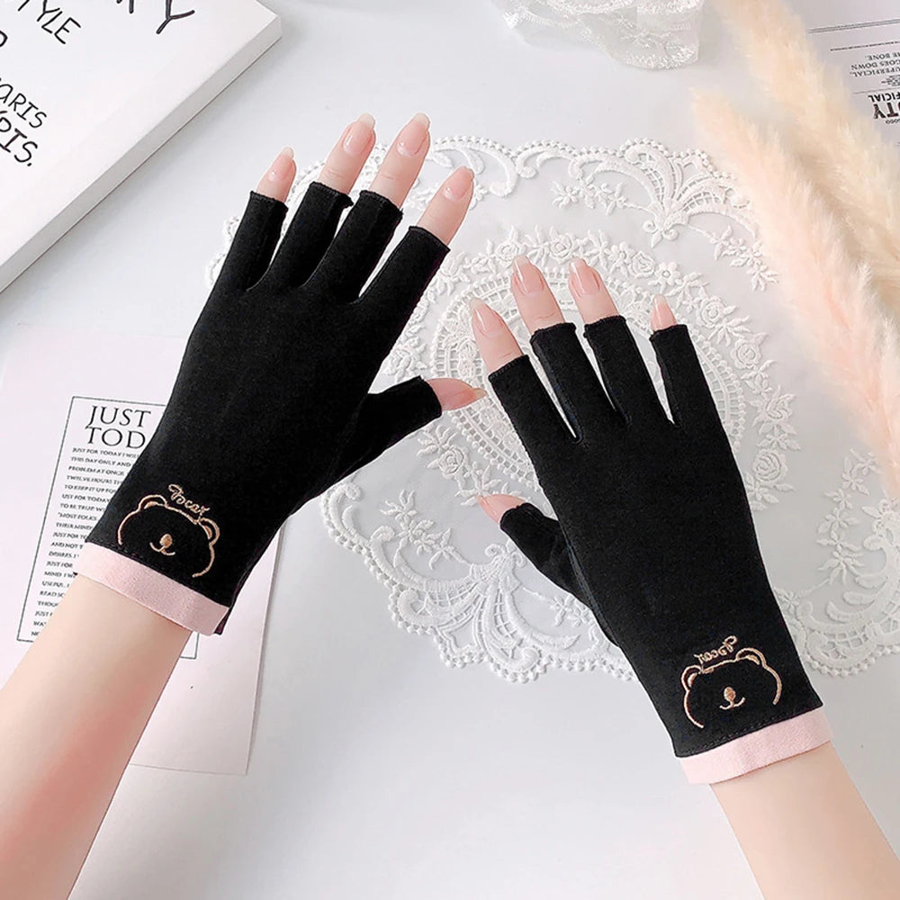 UV-Schutz Handschuhe für Maniküre – 1 Paar | Fingerlos
