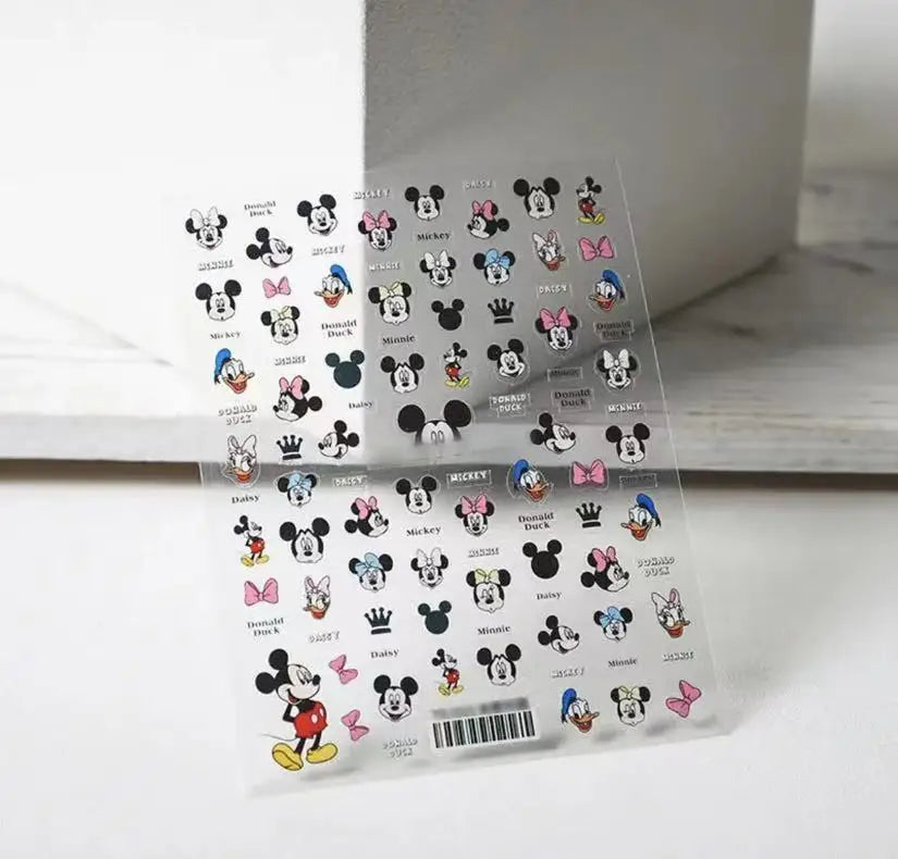 Disney 5D Nail Sticker – Zootopia & Mickey Motive für kreative Nail Art