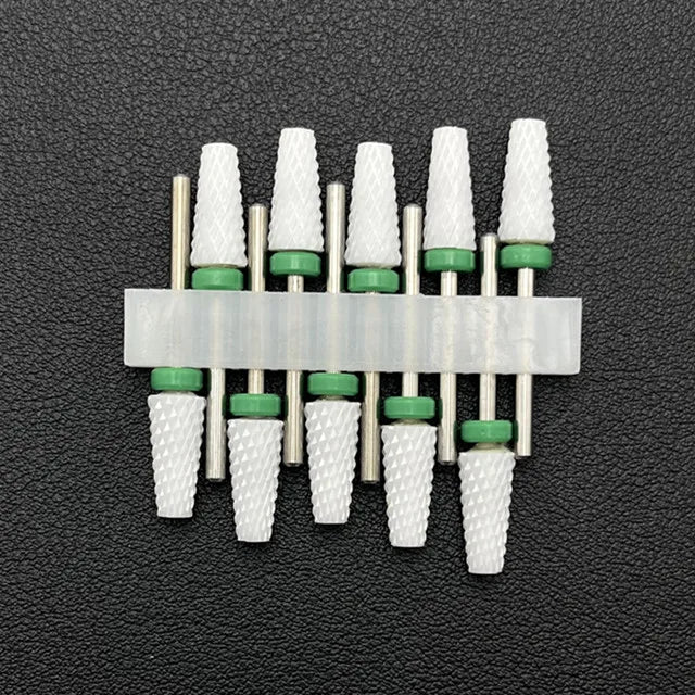 10 Stück Keramik Nagelfräser Set – Für elektrische Nagelfeile, Gelentfernung, Maniküre & Nagelhautpflege
