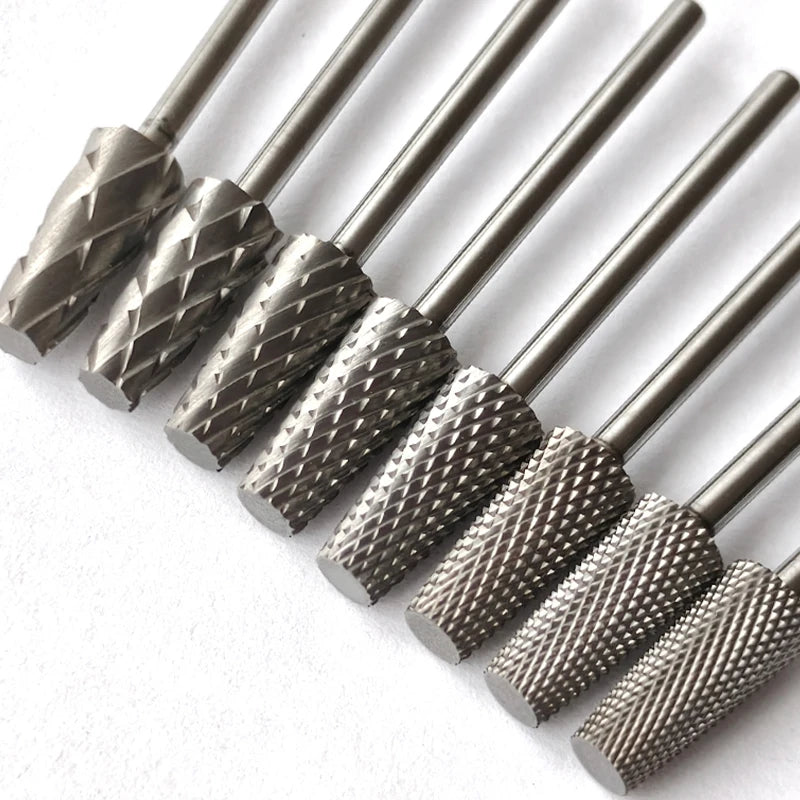 Tapered Barrel Fräserbit – Hartmetall (Tungsten), für Gelentfernung & Polieren (4XC, Gold)
